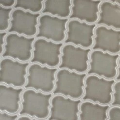MSI Dove Gray Arabesque 10-1/2 In. X 15-1/2 In. X 8 Mm Glossy Ceramic Mesh-Mounted Mosaic Wall Tile (11.7 Sq. Ft. / Case) 17 MSI Dove Gray Arabesque 10-1/2 In. X 15-1/2 In. X 8 Mm Glossy Ceramic Mesh-Mounted Mosaic Wall Tile (11.7 Sq. Ft. / Case) -Flooring Store a529e1327a86fcd5913379109f743bcc 1800x1800