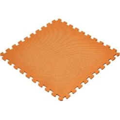Norsk 24 Sq Ft Interlocking Foam Floor Mat, 6-Pack, Orange