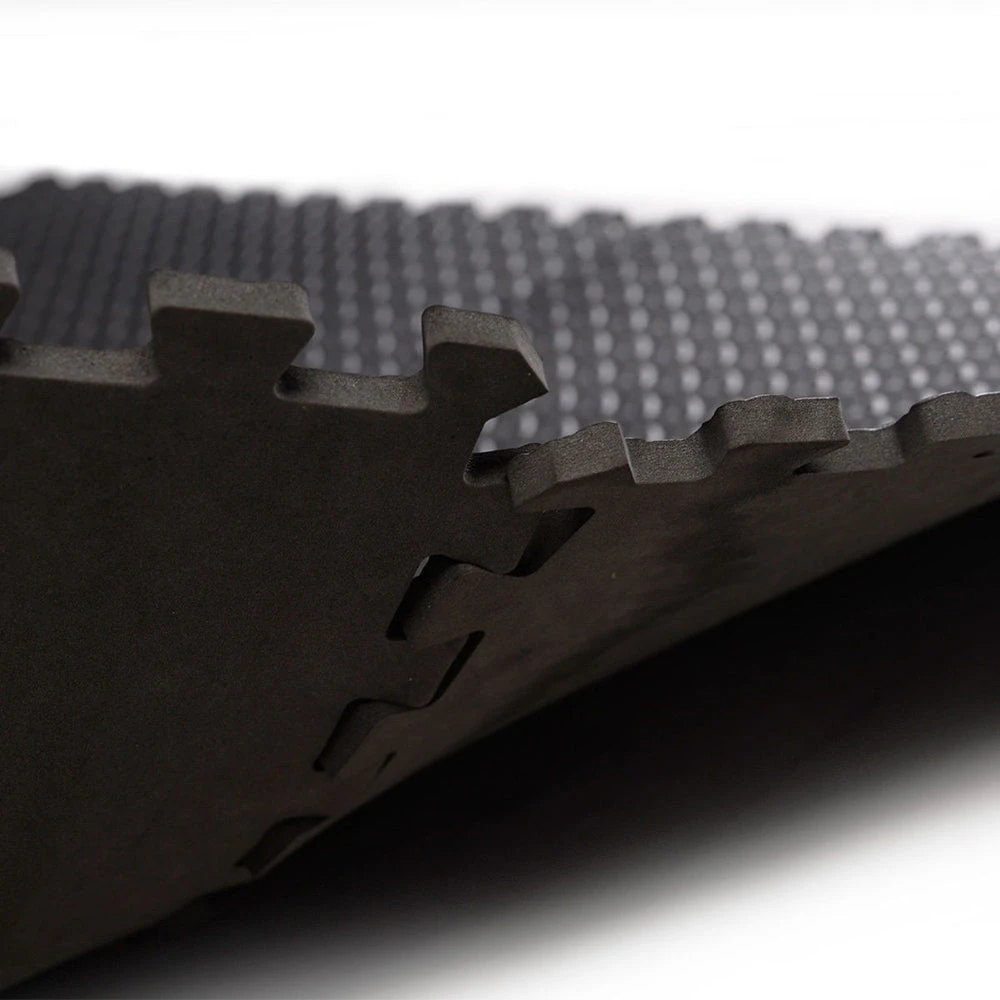 Zimtown 42 Pcs Interlocking Foam Floor Tiles, 168Sq Eva Black Puzzle Exercise Mat, Protective Flooring Pad Gym Equipment Cushion, For Exercising, Yoga, Kids, Babies, Playroom, Camping 2 Zimtown 42 Pcs Interlocking Foam Floor Tiles, 168Sq Eva Black Puzzle Exercise Mat, Protective Flooring Pad Gym Equipment Cushion, For Exercising, Yoga, Kids, Babies, Playroom, Camping - Image 2