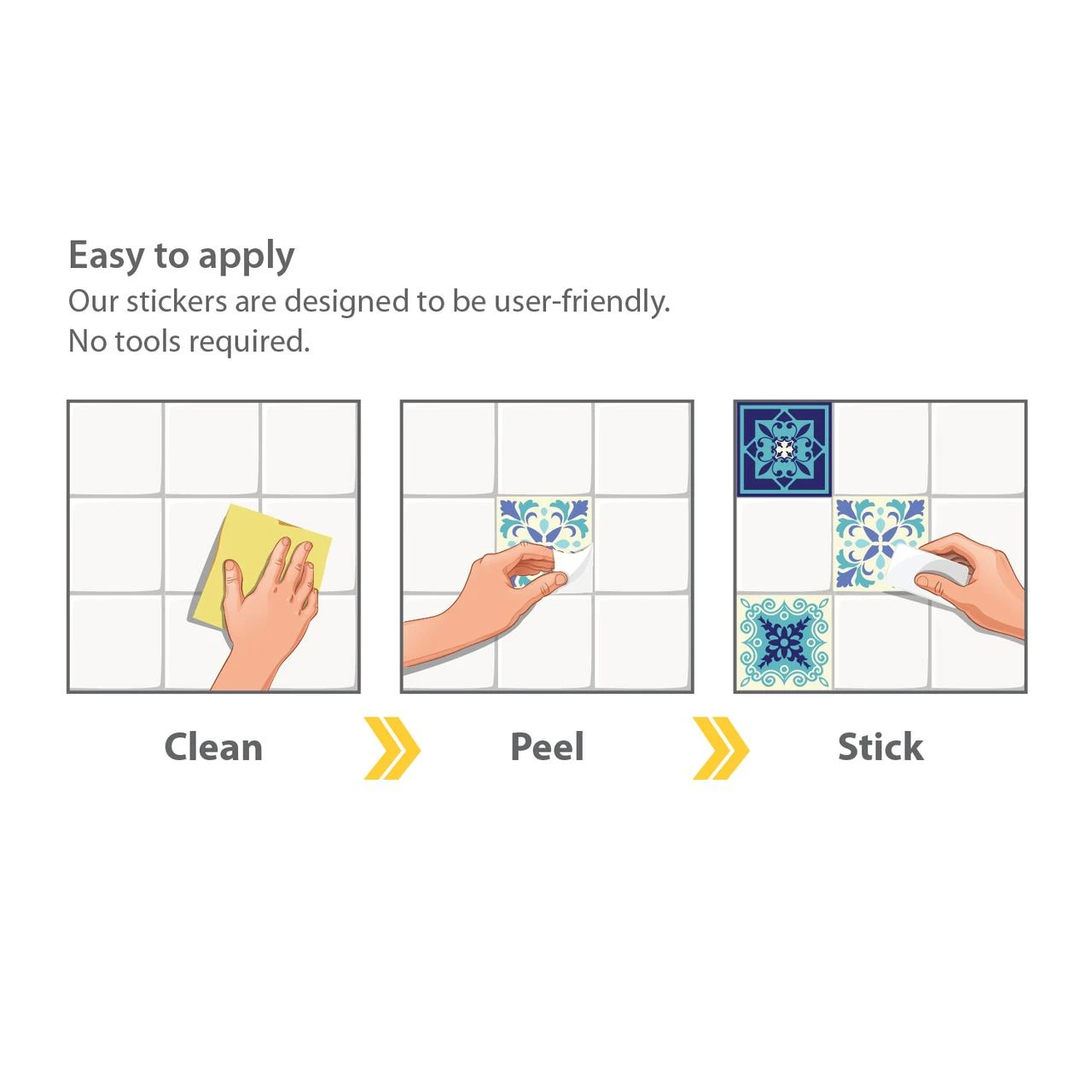 Walplus Peel And Stick Wall Tile Sticker Kitchen Bathroom Backsplash Splashback Tile Paint Stick On Tile Daliah Blue And Turquoise Mediterranean 6 Walplus Peel And Stick Wall Tile Sticker Kitchen Bathroom Backsplash Splashback Tile Paint Stick On Tile Daliah Blue And Turquoise Mediterranean - Image 6