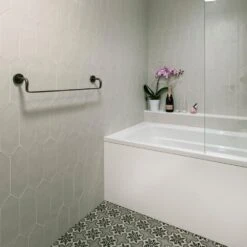 Merola Tile Kite Light Grey 4 In. X 11-3/4 In. Porcelain Subway Floor And Wall Tile (11.81 Sq. Ft. / Case) -Flooring Store ad1683dbfb3a36657f646ec1832b6c02 1800x1800