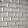 Marazzi Decor Accents Silver 12 In. X 12 In. X 8 Mm Glass Brick Joint Mosaic Wall Tile (0.8 Sq. Ft. / Piece)