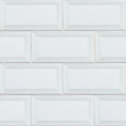 MSI Beveled 3 In. X 6 In. Glossy Ceramic White Subway Tile (1 Sq. Ft. / Case) -Flooring Store b690006107b0cdf952f8cf27a1f4f554 1800x1800