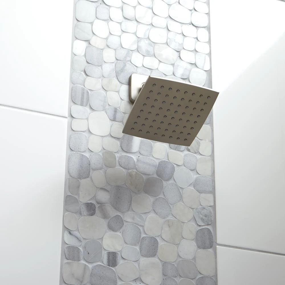 Daltile Stone Decor Shadow 12 In. X 12 In. X 10 Mm Marble Pebble Mosaic Floor And Wall Tile (0.95 Sq. Ft./ Piece) 5 Daltile Stone Decor Shadow 12 In. X 12 In. X 10 Mm Marble Pebble Mosaic Floor And Wall Tile (0.95 Sq. Ft./ Piece) - Image 5