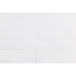 Ivy Hill Tile Essential White Beveled 3 In. X 6 In. X 6mm Polished Ceramic Subway Wall Tile (10.76 Sq. Ft./case) 14 Ivy Hill Tile Essential White Beveled 3 In. X 6 In. X 6mm Polished Ceramic Subway Wall Tile (10.76 Sq. Ft./case) -Flooring Store bf031941faa84a074fc6ef431a55e36a 1800x1800