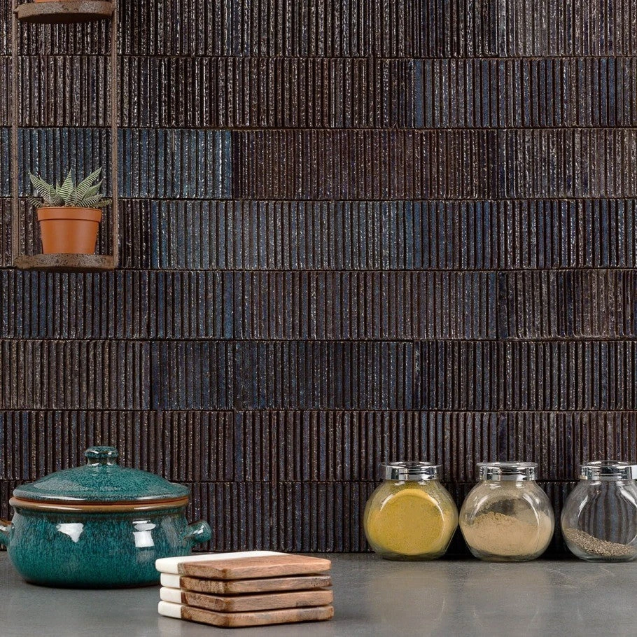 Westport Summit Dark Denim 2 In. X 9 In. Glazed Clay Wall Tile (30 Pieces 4.3 Sq. Ft. / Case) 2 Westport Summit Dark Denim 2 In. X 9 In. Glazed Clay Wall Tile (30 Pieces 4.3 Sq. Ft. / Case) - Image 2