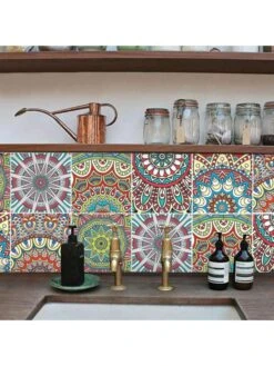 Topumt 6Pcs Kitchen Bathroom Floor Simulation Wall Tile Waterproof Wallpaper Wall Stickers DIY Home Decoration -Flooring Store c43c9fe6 2d64 48fd 9644 9e90d6883b28 1.47ab14321d300ae41be5f9a3cc70b144 1800x1800