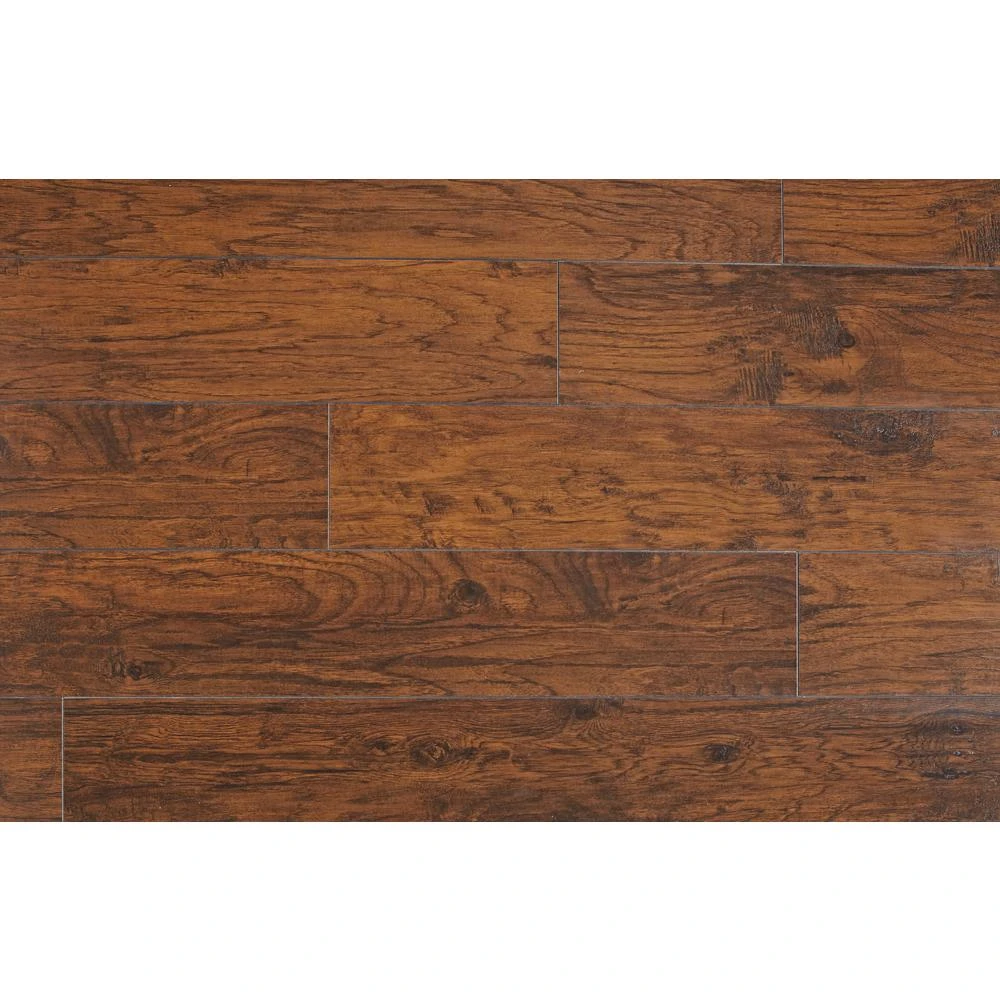 TrafficMASTER Hand Scraped Saratoga Hickory 7 Mm Thick X 7-2/3 In. Wide X 50-5/8 In. Length Laminate Flooring (24.17 Sq. Ft. / Case) 4 TrafficMASTER Hand Scraped Saratoga Hickory 7 Mm Thick X 7-2/3 In. Wide X 50-5/8 In. Length Laminate Flooring (24.17 Sq. Ft. / Case) - Image 4