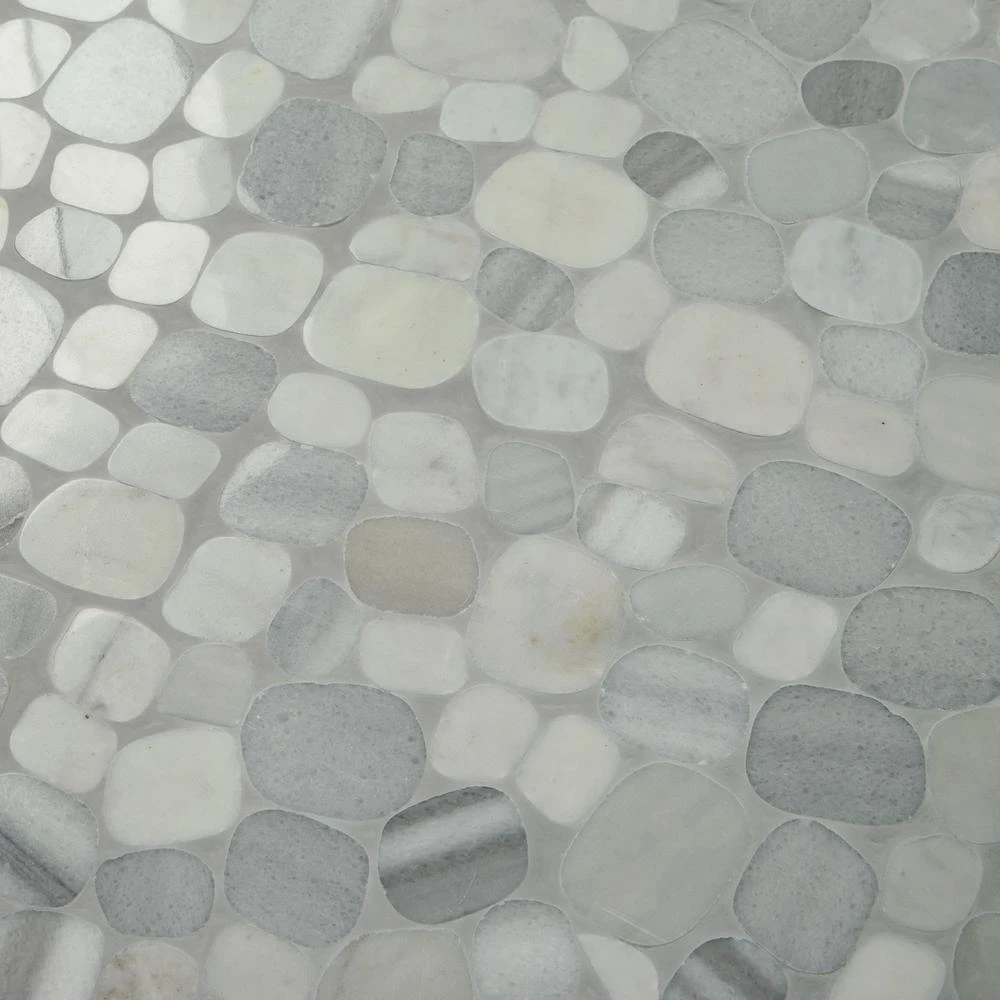 Daltile Stone Decor Shadow 12 In. X 12 In. X 10 Mm Marble Pebble Mosaic Floor And Wall Tile (0.95 Sq. Ft./ Piece) 1 Daltile Stone Decor Shadow 12 In. X 12 In. X 10 Mm Marble Pebble Mosaic Floor And Wall Tile (0.95 Sq. Ft./ Piece)
