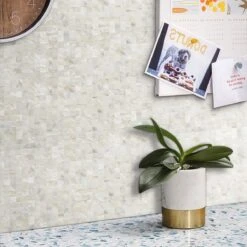 Bond Tile Easy Luxe Mother Of Pearl Square 11.81 In. X 11.81 In. Peel And Stick Tile (0.96 Sq. Ft. / Sheet) 10 Bond Tile Easy Luxe Mother Of Pearl Square 11.81 In. X 11.81 In. Peel And Stick Tile (0.96 Sq. Ft. / Sheet) -Flooring Store c64ad1a8 fbdb 4609 baf9 915378c68204.33fe15144e2fcbc4963167ace75ad064 1800x1800