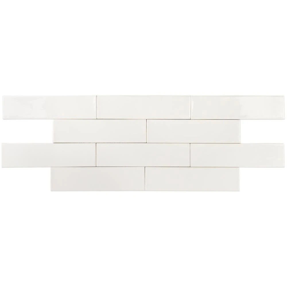 Ivy Hill Tile Birmingham Bianco 3 In. X 12 In. 8mm Polished Ceramic Subway Tile (5.38 Sq. Ft. / Box) 6 Ivy Hill Tile Birmingham Bianco 3 In. X 12 In. 8mm Polished Ceramic Subway Tile (5.38 Sq. Ft. / Box) - Image 6