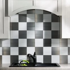 Long Grain 6 In. X 3 In. Brushed Stainless Metal Decorative Tile Backsplash (8-Pack) -Flooring Store cc83f58ea50175e63d2bd707ae2d56a0 1800x1800