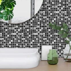 UKAP 10Pcs Mosaic Pattern Waterproof Wall Tile Stickers Peel And Stick Tile Kitchen Backsplash Wallpaper Sticker 15x15cm/20x20cm 15 UKAP 10Pcs Mosaic Pattern Waterproof Wall Tile Stickers Peel And Stick Tile Kitchen Backsplash Wallpaper Sticker 15x15cm/20x20cm -Flooring Store cdd489d5 eae1 44fc af3e 0c4698f03291 1.b97abd81203010edbaa45c8a10d7db1c 1800x1800