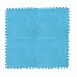 Tuscom 30*30cm Kids Carpet Foam Puzzle Mat EVA Shaggy Velvet Baby Eco Floor 6 Colors