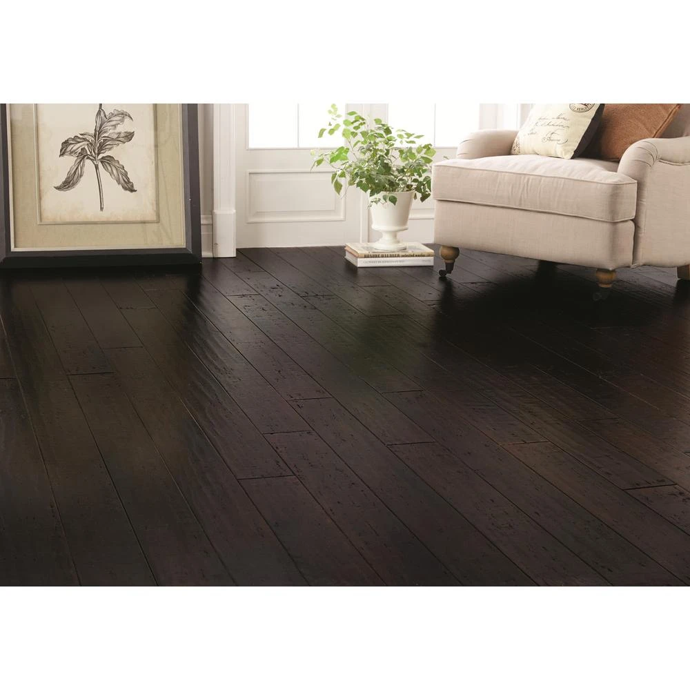 Home Decorators Collection Hand Scraped Strand Woven Berkshire 1/2 In. T X 7-1/2 In. W X 72-7/8 In. L Engineered Click Bamboo Flooring 2 Home Decorators Collection Hand Scraped Strand Woven Berkshire 1/2 In. T X 7-1/2 In. W X 72-7/8 In. L Engineered Click Bamboo Flooring - Image 2