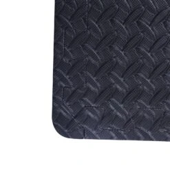 Soozier Exercise Protective Interlocking Flooring Mat - 24" X 24" X 3/8" Tiles - Black Diamond Plate, 216 Sq Ft -Flooring Store d3c7e9de cc63 4d7f 8bed 0258c5dd257a 1.44024c3e7bd9e418f46342595ecf7698 1800x1800