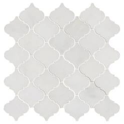 MSI Greecian White Arabesque 12 In. X 12 In. X 10 Mm Polished Marble Mosaic Floor And Wall Tile (10 Sq. Ft./case) 12 MSI Greecian White Arabesque 12 In. X 12 In. X 10 Mm Polished Marble Mosaic Floor And Wall Tile (10 Sq. Ft./case) -Flooring Store da7a9d920b7b24d6509258301099439d 1800x1800