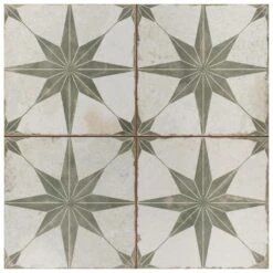 Merola Tile Kings Star Sage 17-5/8"x17-5/8" Ceramic F/W Tile -Flooring Store dae81f759987f3d2f25ba7a9dbd0f079 1800x1800