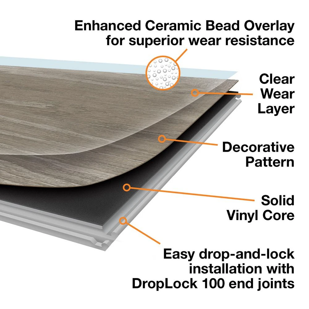 Home Decorators Collection Santa Fe Maple 7.5 In. L X 47.6 In. W Luxury Vinyl Plank Flooring (24.74 Sq. Ft. / Case) 3 Home Decorators Collection Santa Fe Maple 7.5 In. L X 47.6 In. W Luxury Vinyl Plank Flooring (24.74 Sq. Ft. / Case) - Image 3