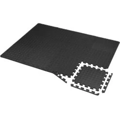 Yes4All Interlocking Exercise Foam Mats With Border, 12 Sq Ft, Black -Flooring Store e091c7b3 ba21 4e01 8b21 fb40f001849a 1.ffc0ff498b394352bd64d91951520072 1800x1800