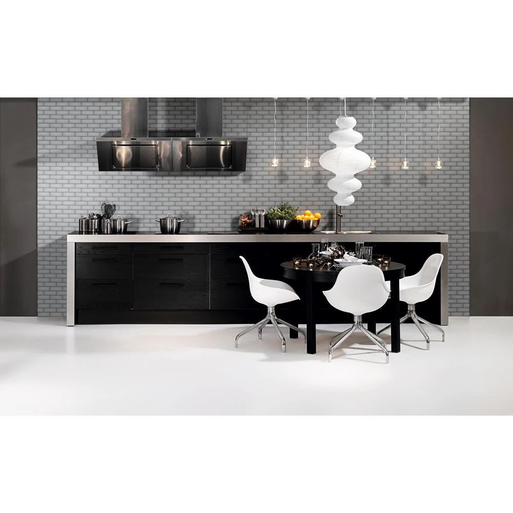 MSI Ice Bevel Subway 11.73 In. X 11.73 In. X 8 Mm Glass Blend Mesh-Mounted Mosaic Tile (9.6 Sq. Ft. /case) 2 MSI Ice Bevel Subway 11.73 In. X 11.73 In. X 8 Mm Glass Blend Mesh-Mounted Mosaic Tile (9.6 Sq. Ft. /case) - Image 2