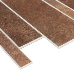 Bond Tile Easy Luxe Railroad Terra 11.81 In. X 11.81 In. SPC Peel And Stick Tile (0.96 Sq. Ft. / Sheet) -Flooring Store e486b5a9 8ead 4e85 8abb 1d226d58be75.6ef082f88125eb76b0bc6ad0687c0b78 1800x1800