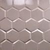Magen Leveled-Hex Gray Polished Ceramic Hexagon Tile