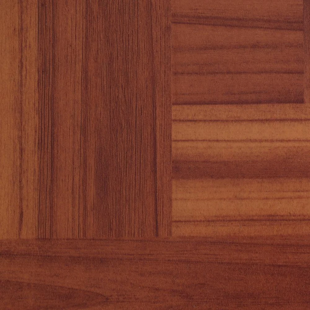 TrafficMASTER Red Oak Parquet 12 In. X 12 In. Peel And Stick Vinyl Tile Flooring (30 Sq. Ft. / Case) 4 TrafficMASTER Red Oak Parquet 12 In. X 12 In. Peel And Stick Vinyl Tile Flooring (30 Sq. Ft. / Case) - Image 4