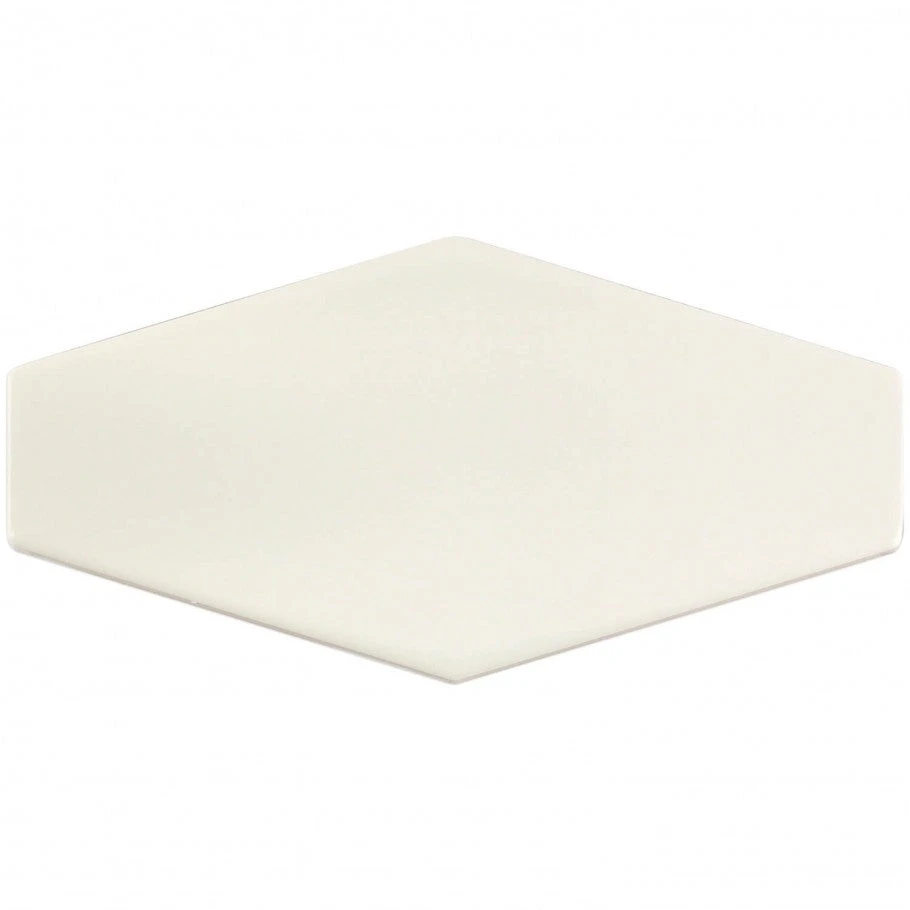 Midland Hexagon Vanilla 4 In. X 8 In. Glazed Ceramic Tile Sample 1 Midland Hexagon Vanilla 4 In. X 8 In. Glazed Ceramic Tile Sample