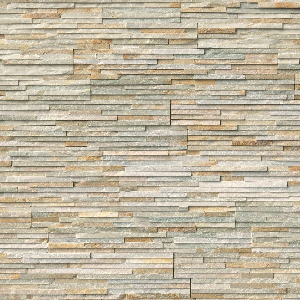MSI Golden White Ledger Panel 6 In. X 24 In. Natural Quartzite Slate Wall Tile (10 Cases/40 Sq. Ft./pallet) 13 MSI Golden White Ledger Panel 6 In. X 24 In. Natural Quartzite Slate Wall Tile (10 Cases/40 Sq. Ft./pallet) - Image 13