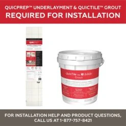 Daltile QuicTile 12 In. X 24 In. Cliff Stone Matte Color Body Porcelain Locking Floor Tile (9.6 Sq. Ft. / Case) -Flooring Store ecd2f70afb7f5512e9c8704c57f69d72 9968411d c810 4545 a051 ee880d2eb84c 1800x1800