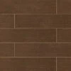 Heathland 6-in X 24-in Wood Look Porcelain Field Tile In Walnut