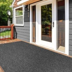 Heavy-Duty Ribbed Indoor/Outdoor Carpet With Rubber Marine Backing - Charcoal Black 6' X 10' - Several Sizes Available - Carpet Flooring For Patio, Porch, Deck, Boat, Basement Or Garage 17 Heavy-Duty Ribbed Indoor/Outdoor Carpet With Rubber Marine Backing - Charcoal Black 6' X 10' - Several Sizes Available - Carpet Flooring For Patio, Porch, Deck, Boat, Basement Or Garage -Flooring Store f454e289 a0a9 4458 a656 89bb17d83a86 1.123ed6498524d86661bcda440b833346 1800x1800