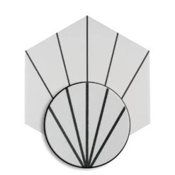 Merola Tile Aster Hex Blanco Encaustic 8-5/8 In. X 9-7/8 In. Porcelain Floor And Wall Tile (11.56 Sq. Ft. / Case) 25 Merola Tile Aster Hex Blanco Encaustic 8-5/8 In. X 9-7/8 In. Porcelain Floor And Wall Tile (11.56 Sq. Ft. / Case) -Flooring Store f72a8a4b4a629f93a4f37ec919f62479 1800x1800