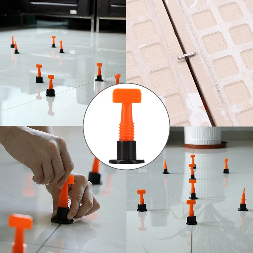 Willstar 151Pcs Tile Leveling System Tile Spacer Wall Leveler Wedges Spacers Flooring Wall Tile Carrelage Leveling System 7 Willstar 151Pcs Tile Leveling System Tile Spacer Wall Leveler Wedges Spacers Flooring Wall Tile Carrelage Leveling System - Image 7