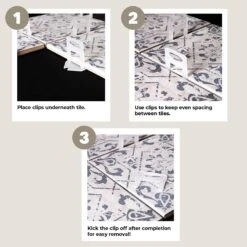 Juvale 400 Pack Tile Leveling Clips Reusable Plastic Leveling Spacer Clips (White, 1/32 Inch) -Flooring Store fb71554b 6278 4285 8af6 204efb143d9f.9c698be4182b23eaba61d4f817d48d82 1800x1800