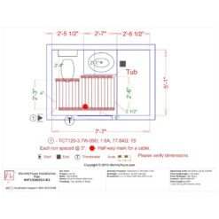 WarmlyYours 50 Ft. Cable System With Touch Screen Thermostat -Flooring Store fda3f1cdc3bf149913eb7df1aa99b876 1800x1800